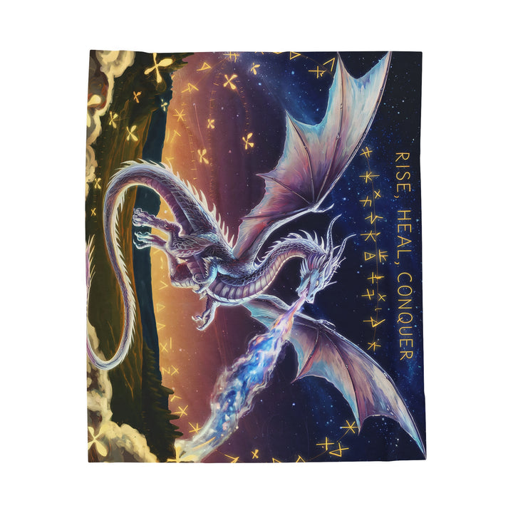 Fantasy Dragon Velveteen Plush Blanket