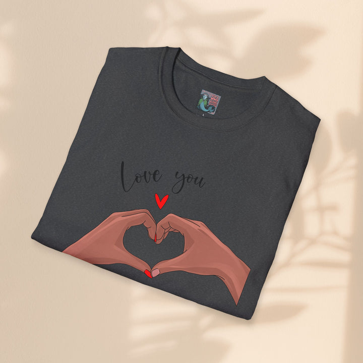 Unisex Softstyle T-Shirt - Love You Heart