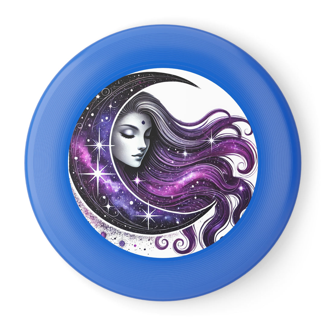 Moon Goddess Cosmic Art Frisbee – Dreamy Galaxy Flying Disc for Outdoor Fun & Gifts