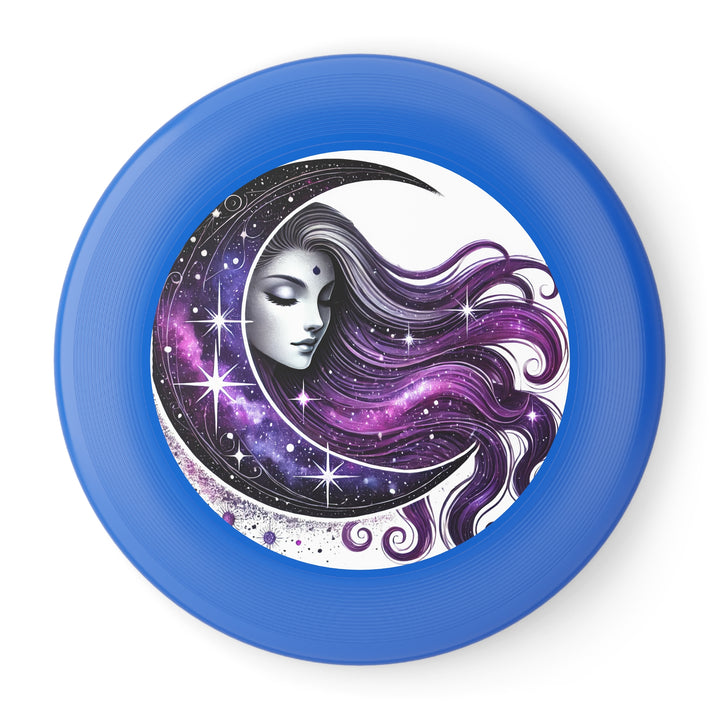 Moon Goddess Cosmic Art Frisbee – Dreamy Galaxy Flying Disc for Outdoor Fun & Gifts