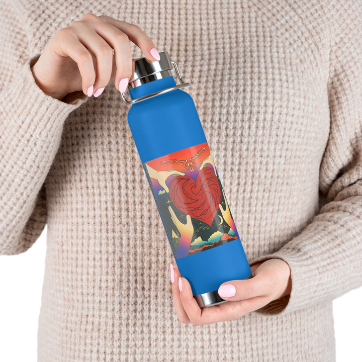 Copper Vacuum Insulated Bottle, 22oz - Give You My Heart