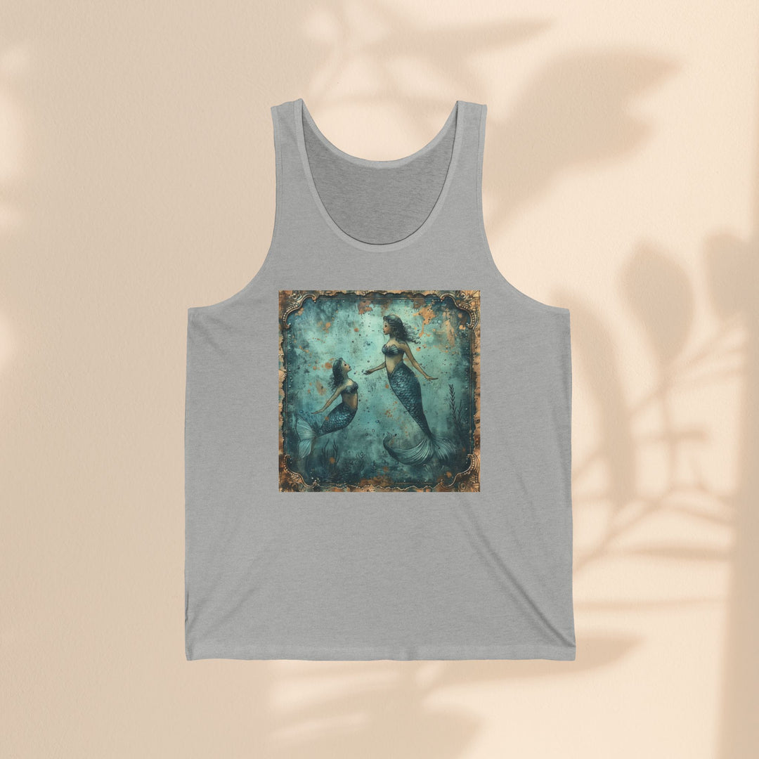 Unisex Jersey Tank - Mermaid with Child