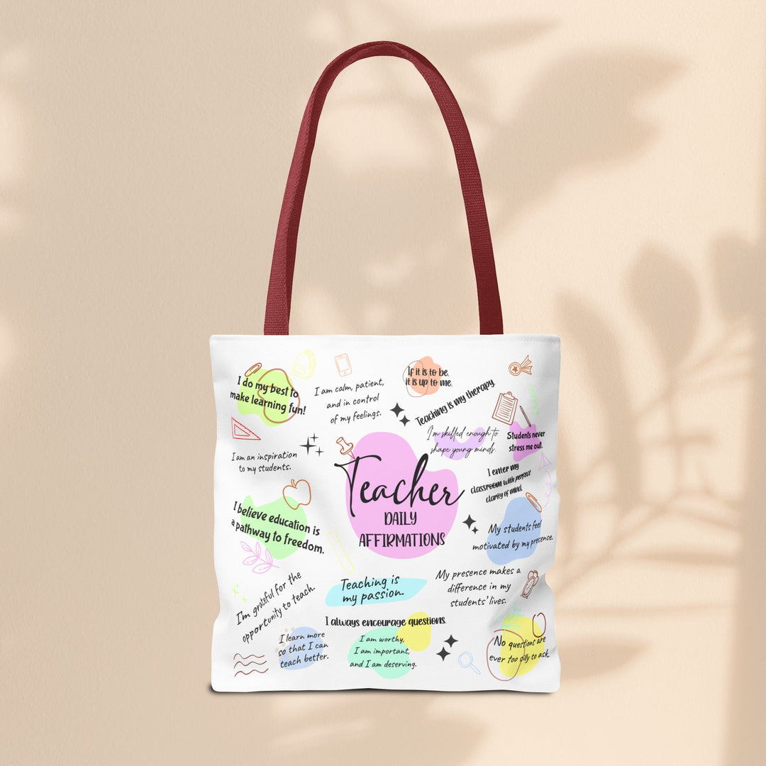 Tote Bag  - Teacher Daily Affirmations