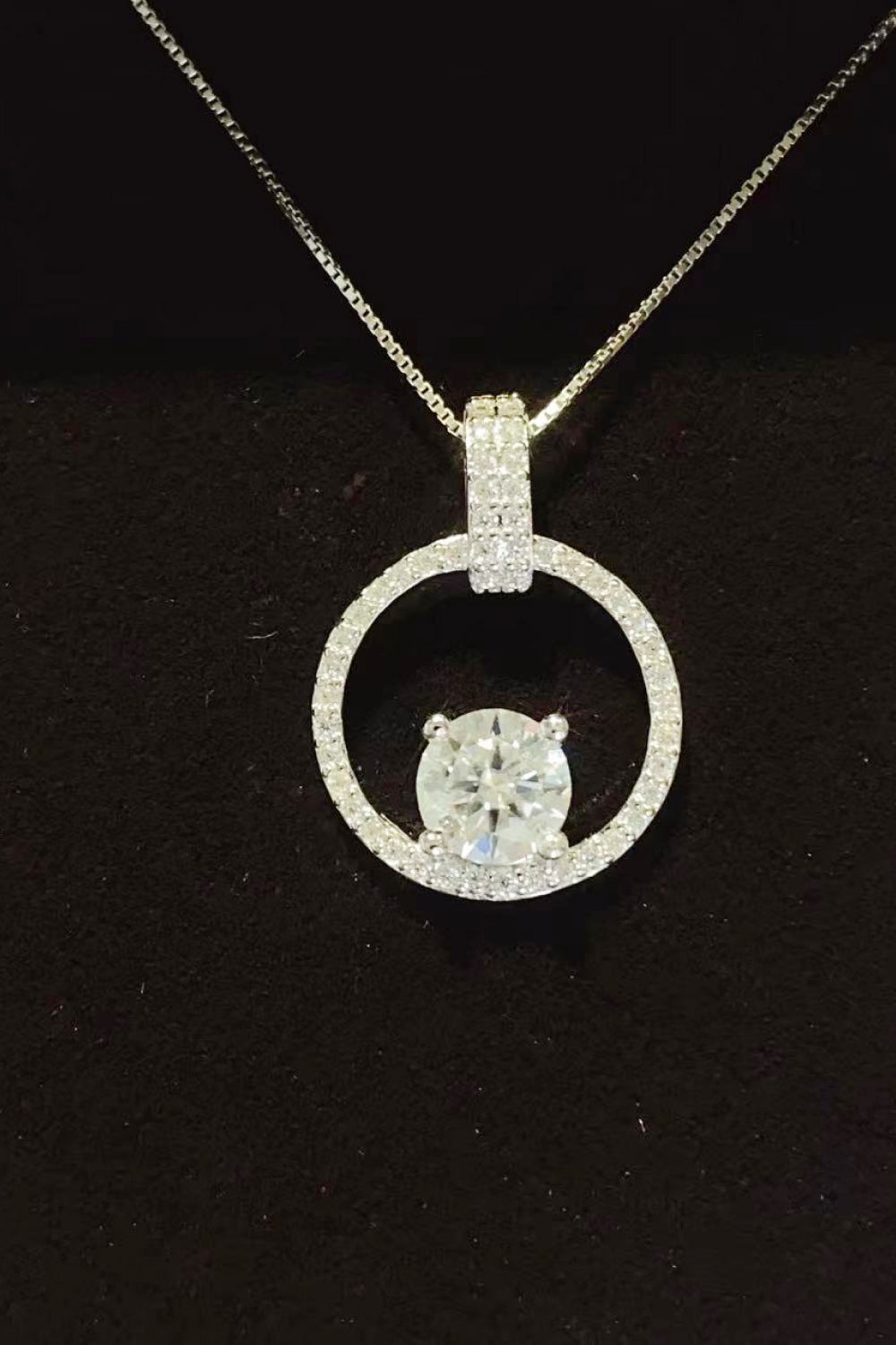 1 Carat Sparkala™ Moissanite Necklace – 925 Sterling Silver