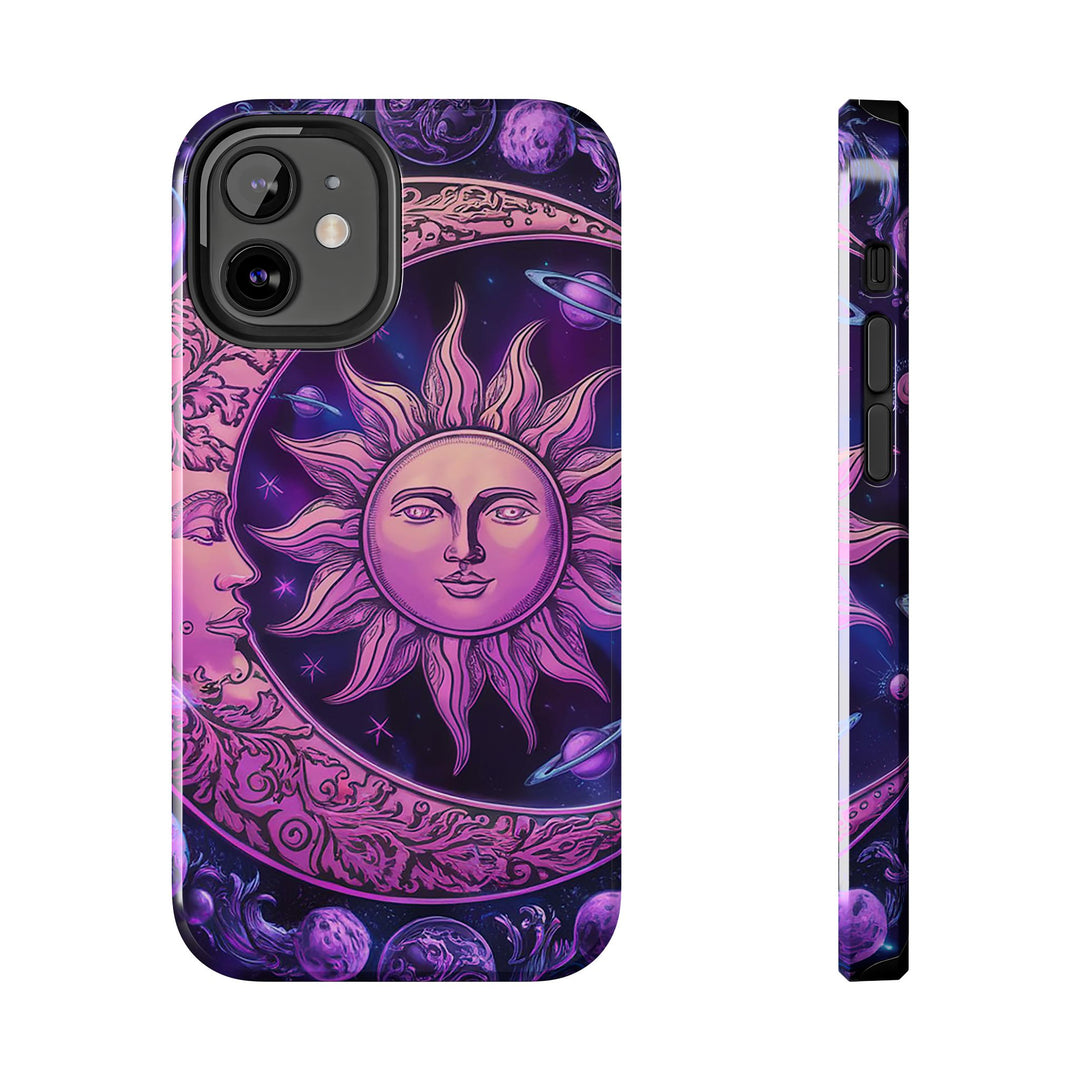 Tough Phone Cases - Purple Moon