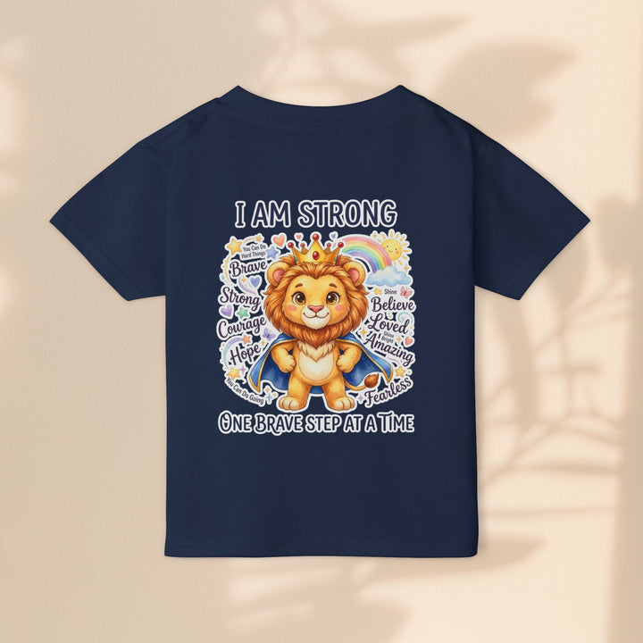 I Am Strong Leo Lion Courage Toddler T-Shirt