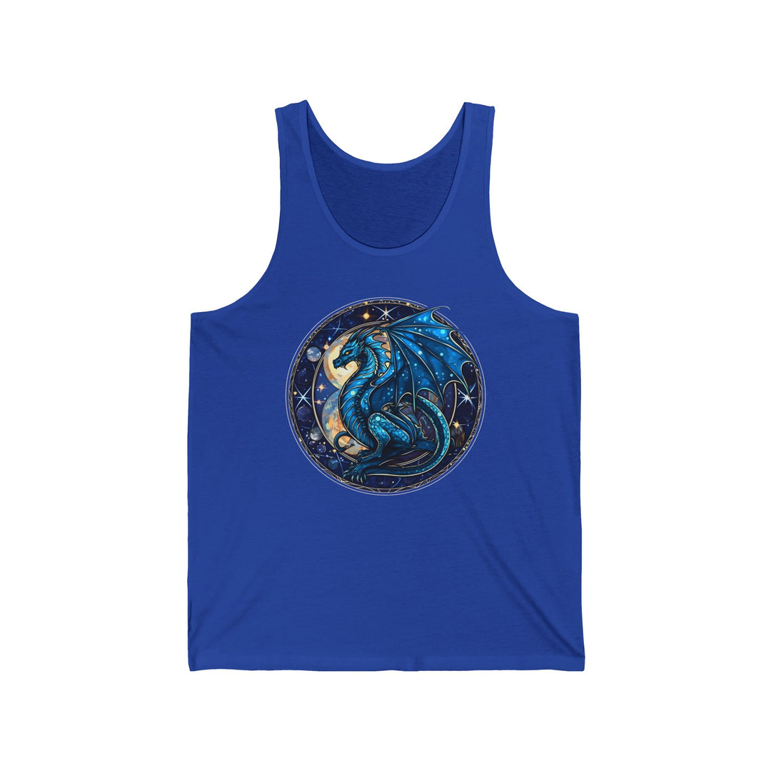 Unisex Jersey Tank - Blue Dragon