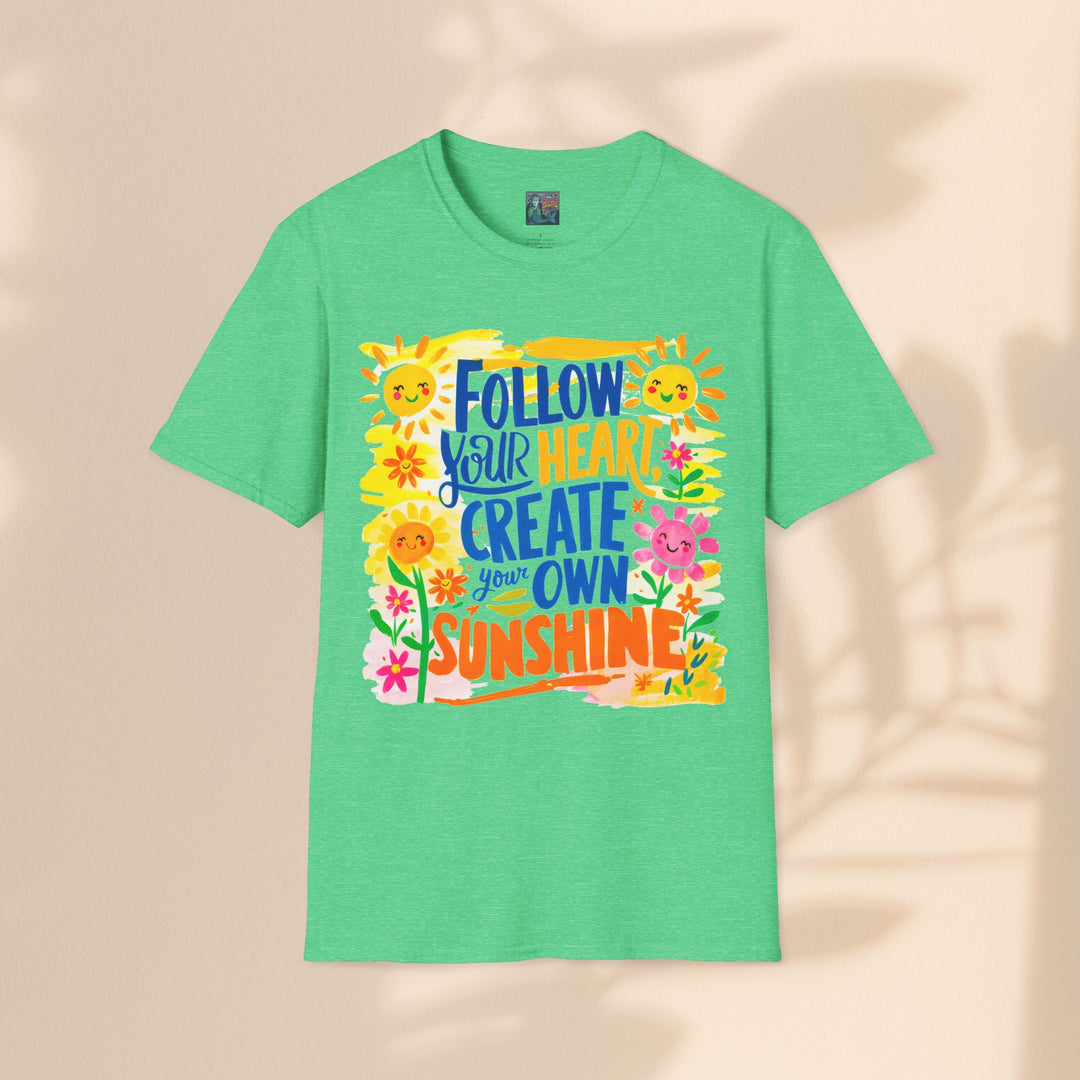 Inspiration T-Shirt - Follow Your Heart Create Your Own Sunshine