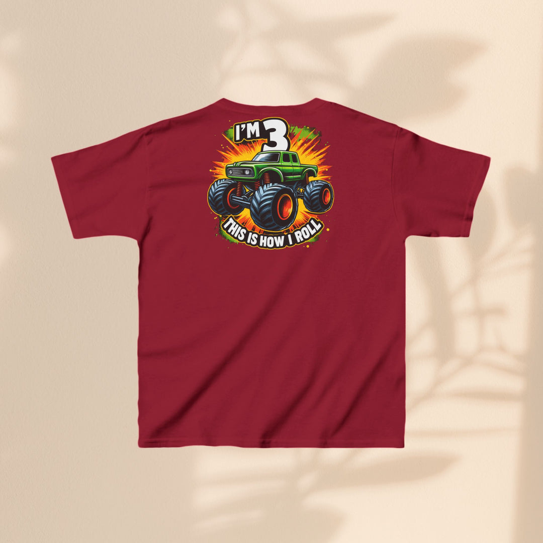 Kids Heavy Cotton™ Tee - 3 Year Old This is How I Roll