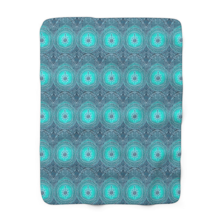 Reiki Symbols Sherpa Fleece Blanket – Healing Energy Throw for Home & Gifts