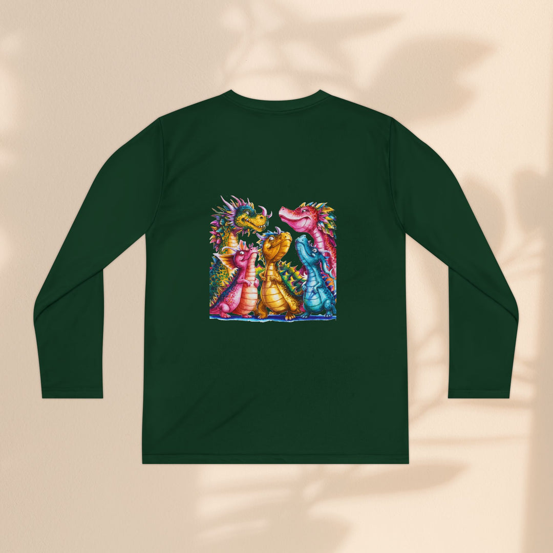 Youth Long Sleeve Competitor Tee - Dragon Joy