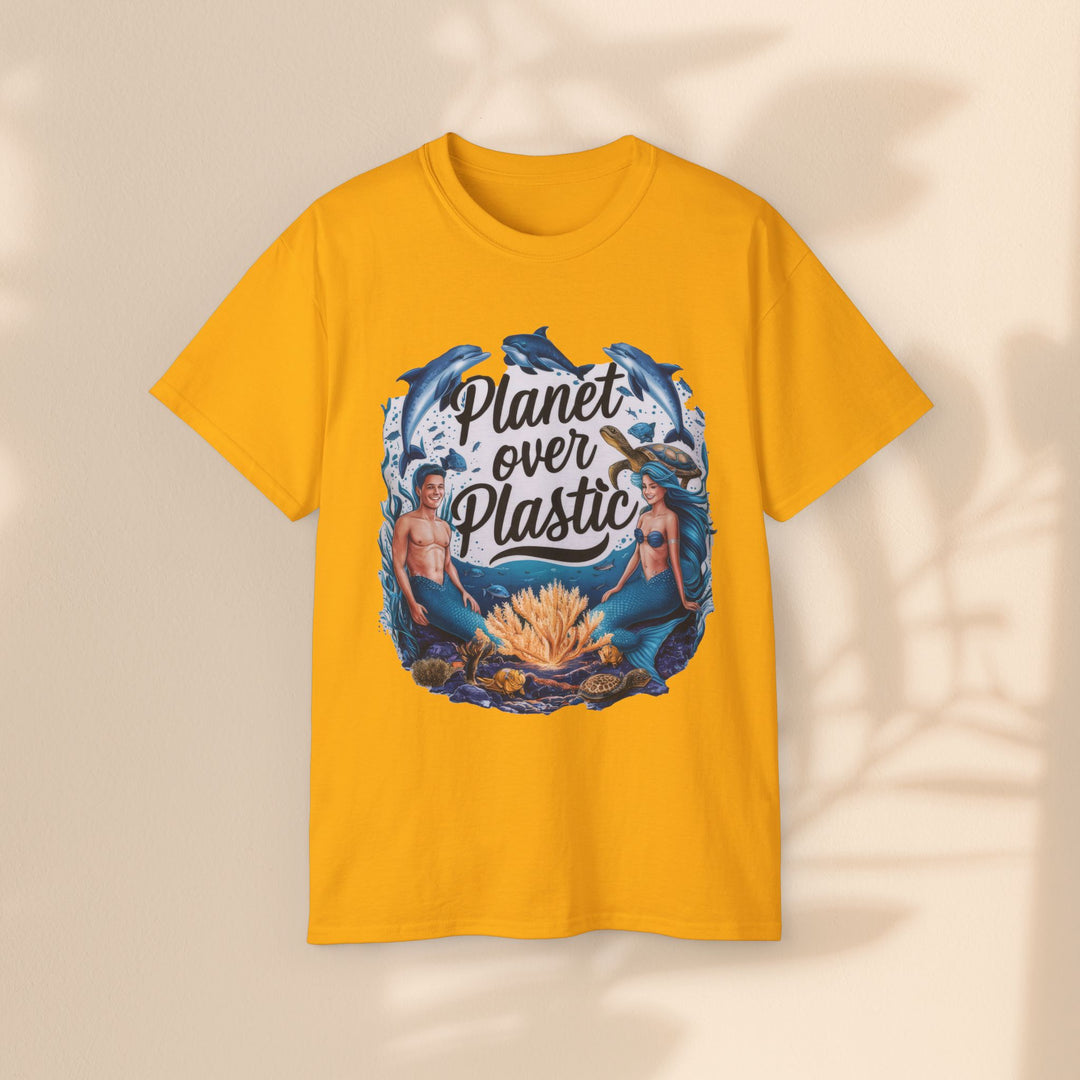 Unisex Ultra Cotton Tee - Planet Over Plastic