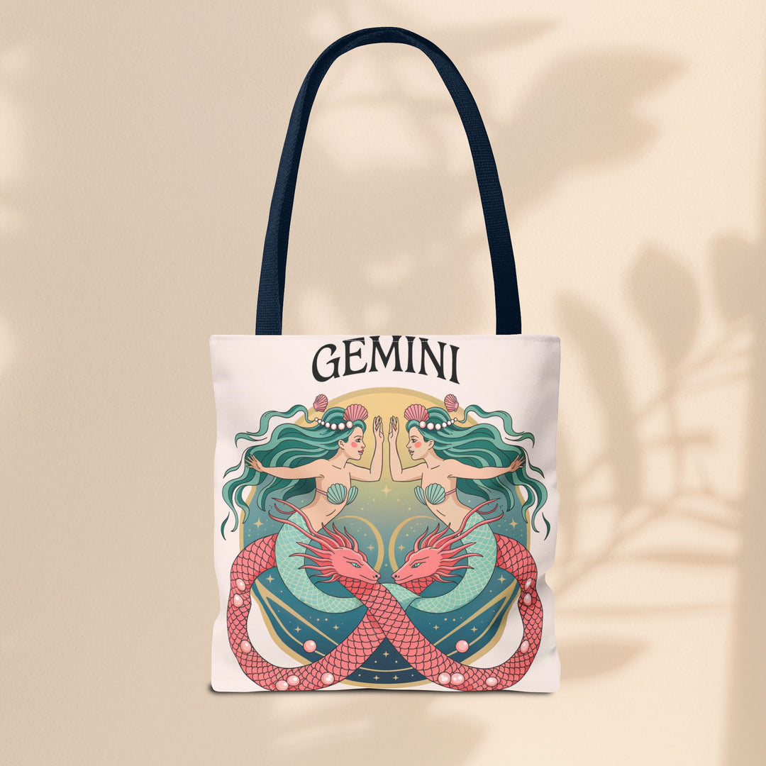 Gemini Zodiac Tote Bag, Astrological Bag, Personalized Gift, Astrology Lover, Horoscope Accessory, Birthday Present