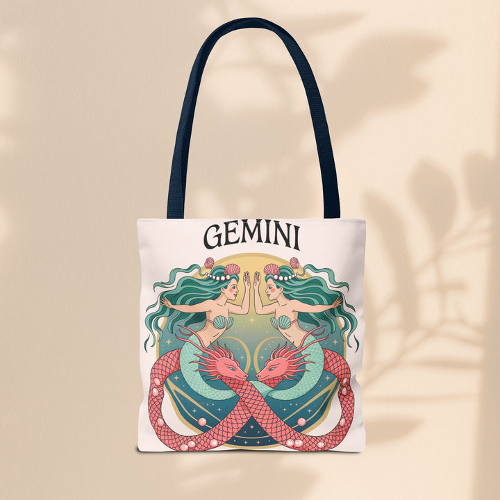 Gemini Zodiac Tote Bag, Astrological Bag, Personalized Gift, Astrology Lover, Horoscope Accessory, Birthday Present