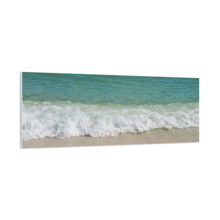 Beach Waves Matte Canvas Print – 1.25-Inch Stretched Seascape