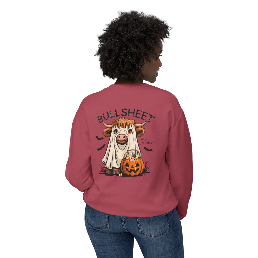 Cute Halloween Bullsheet Cow Sweatshirt