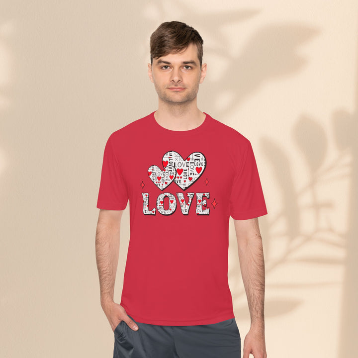 Unisex Moisture Wicking Tee - Love