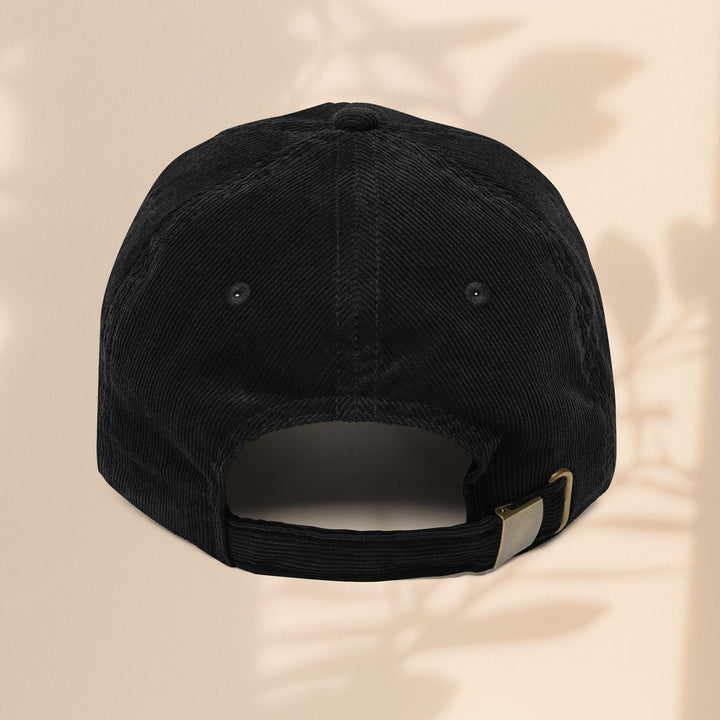 Vintage Corduroy Cap - Embroidered 'DAD' Baseball Hat for Father's Day