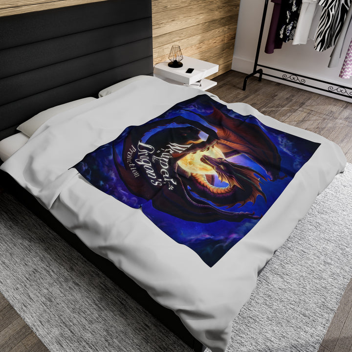 Wrapped Dragon's Protection Velveteen Plush Blanket