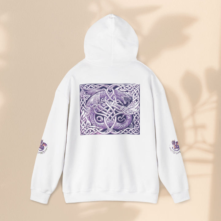 Celtic Dragon Hoodie, Gift for Fantasy Lovers