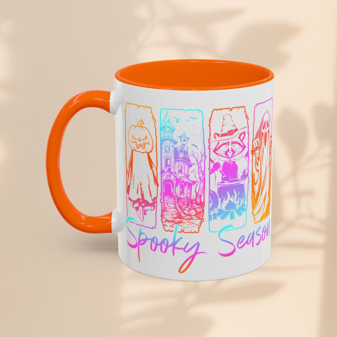 Spooky Season Accent Coffee Mug – Halloween Ceramic Cup (11oz, 15oz)