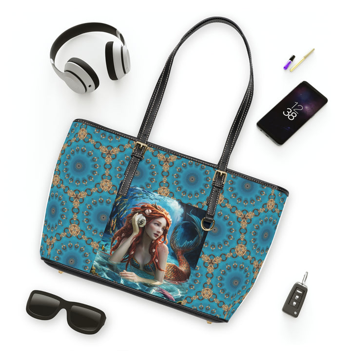 PU Leather Shoulder Bag - Mermaid Fun