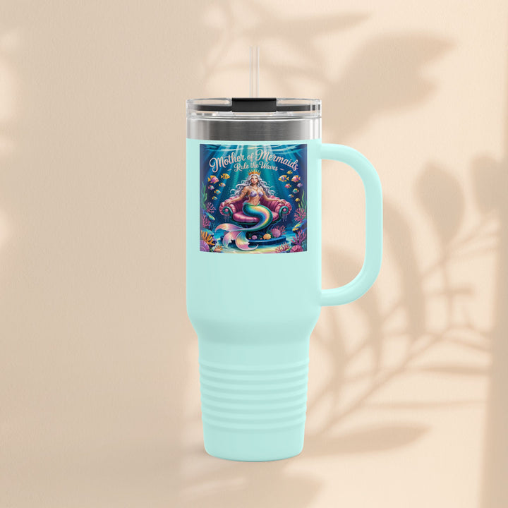 Mother of the Mermaids Insulated Travel Mug, 40oz | Perfect for Road Trips, Summer Days