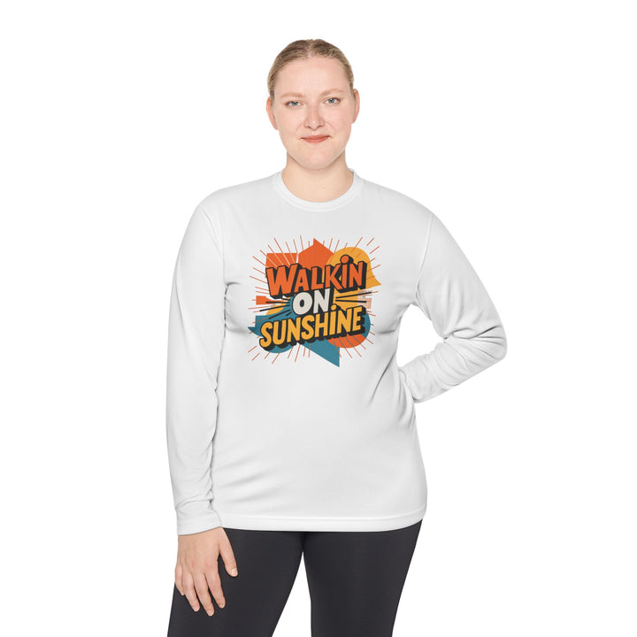 Unisex Lightweight Long Sleeve Tee - Walking On Sunshine