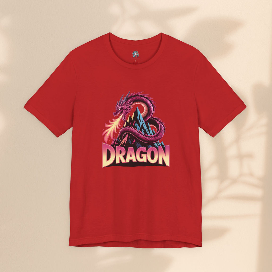 Dragon Graphic Tee, Unisex T-Shirt, Fantasy Shirt, Gift for Gamers, Dragon Lovers Shirt, Casual Wear, Unique Apparel