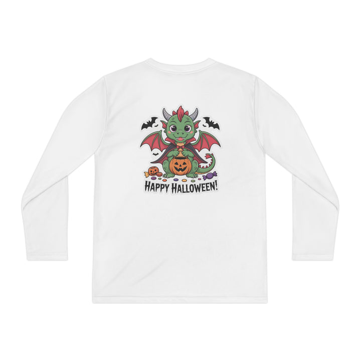 Halloween Youth Long Sleeve Tee, Cozy Tee for Kids, Spooky Costume Alternative, Perfect for Halloween Parties, Trick-Or-Treating