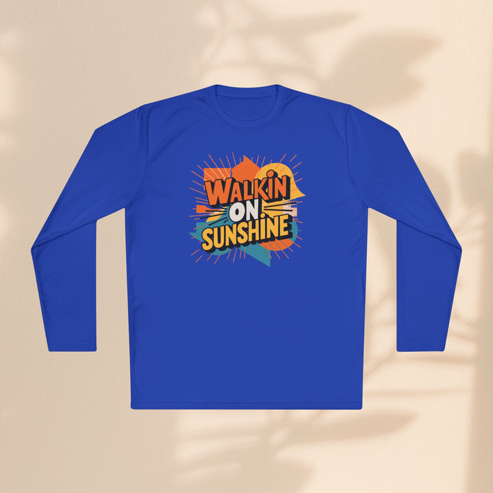 Unisex Lightweight Long Sleeve Tee - Walking On Sunshine