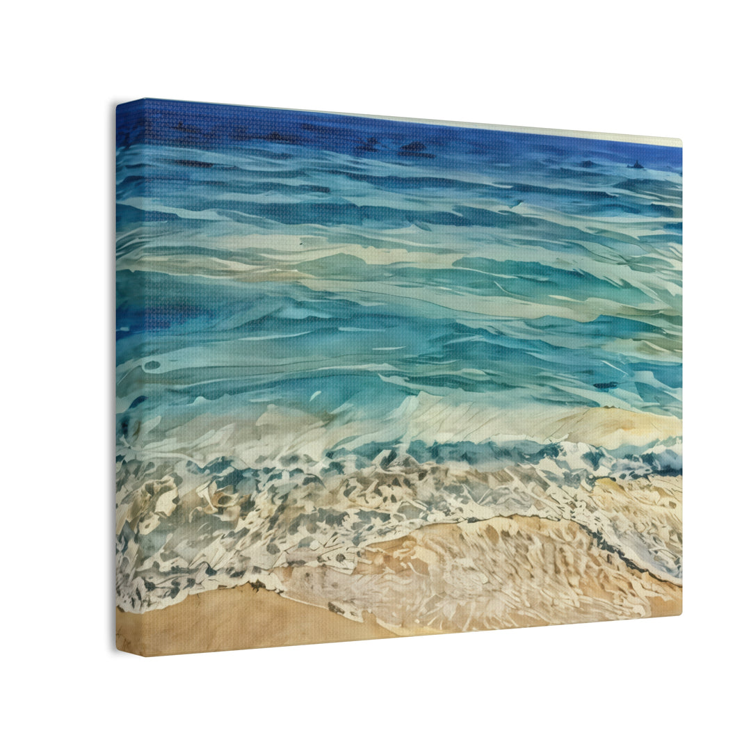 Stretched Beach Art Canvas Print