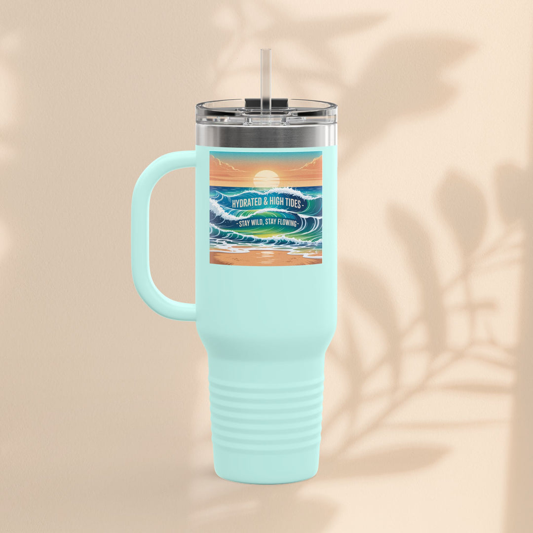 Ocean Wave Insulated Travel Mug, 40oz