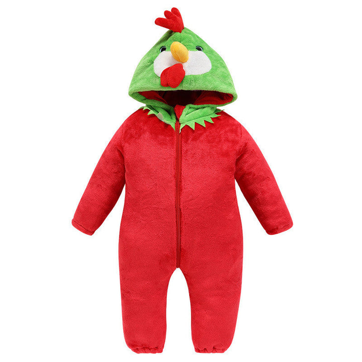 Baby Cotton Flannel Romper for Fall and Winter