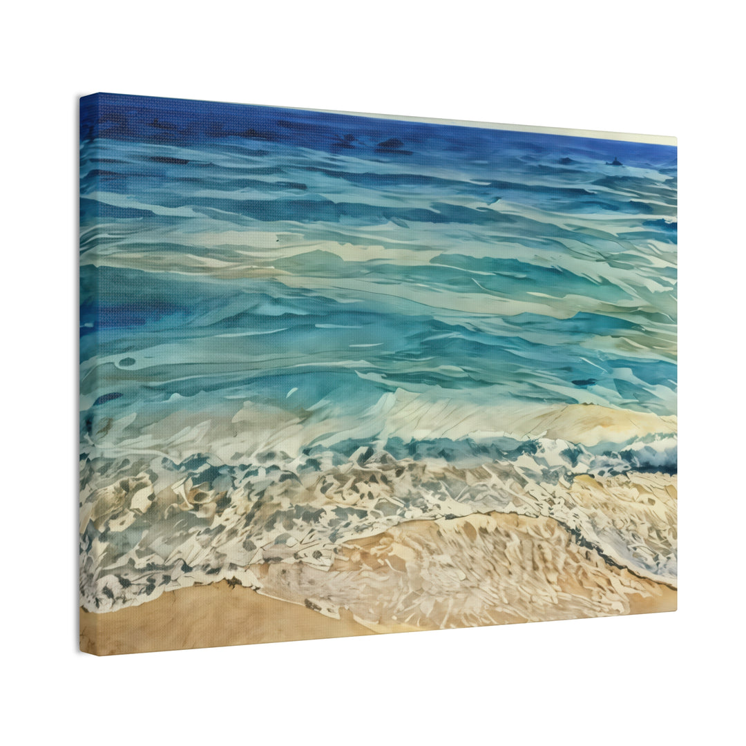 Stretched Beach Art Canvas Print