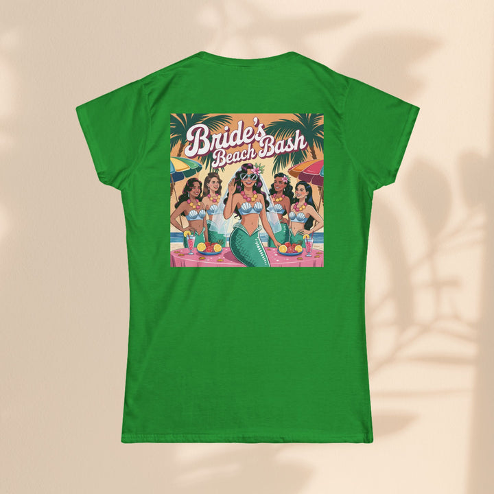 Bridal Beach Bash Tee, Tropical Party Shirt, Summer Wedding Celebration Top, Bride Tribe Gift, Bachelorette Bash Apparel