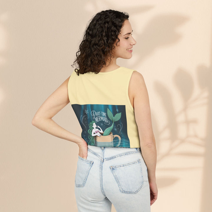 Part-Time Mermaid Unisex Tank Top, Casual Summer Tee, Cute Beachwear, Gift for Ocean Lovers, Quirky Mermaid Apparel