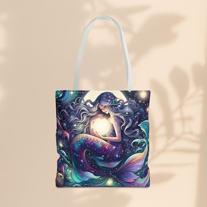 Celestial Mermaid Secret Tote Bag – Stylish Reusable Beach Trip Bag
