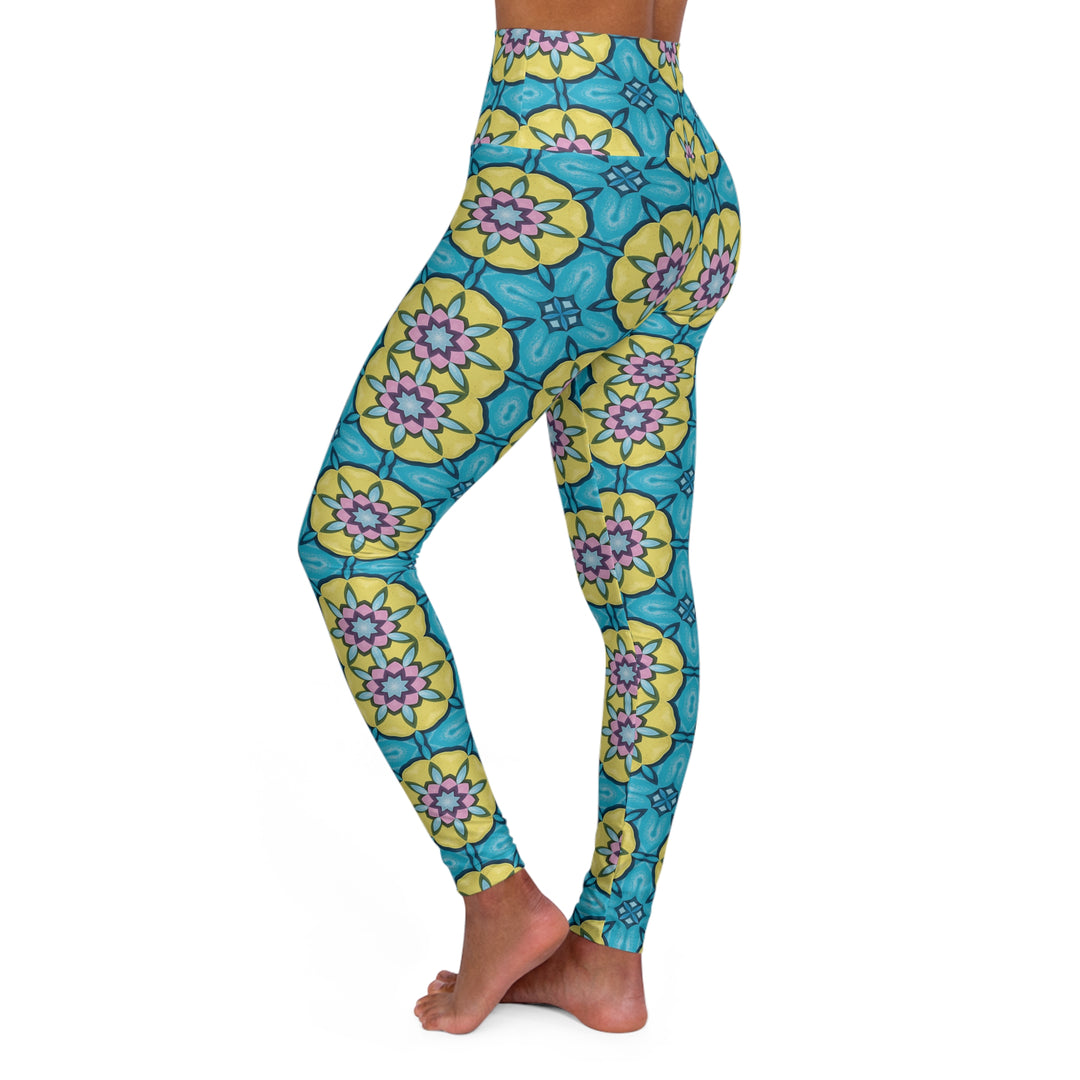 High Waisted Yoga Leggings - MNMS Pattern