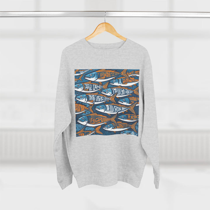 Unisex Crewneck Sweatshirt - Fish Line