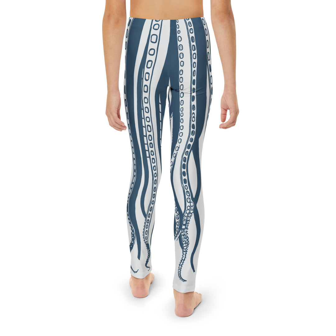 Youth Full-Length Leggings - Downward Octopus