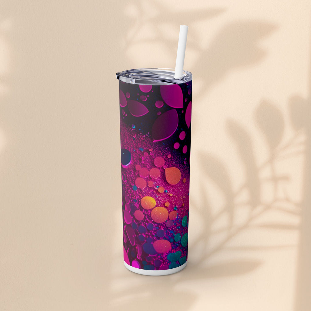 Skinny Tumbler with Straw, 20oz - Mer Sparkle