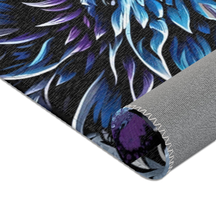 Mystical Dragon Area Rug - Bohemian Home Decor, Gift for Fantasy Lovers