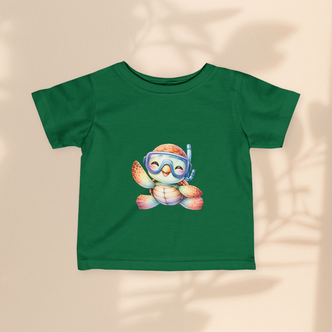 Infant Fine Jersey Tee - Terry Turtle