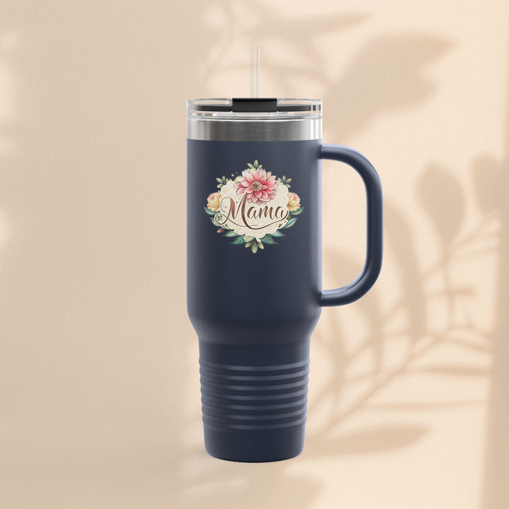 Floral Insulated Travel Mug for Moms - 40oz