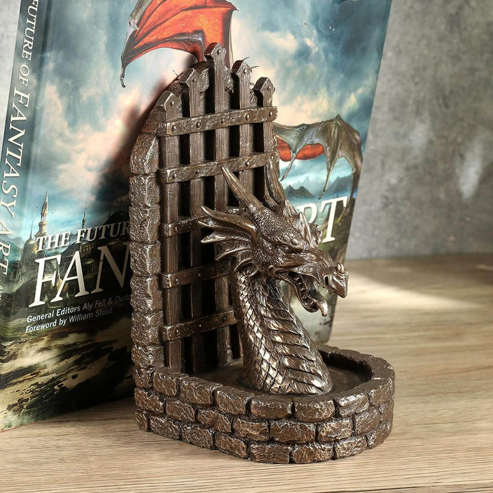 Dungeon Guardian Dragon Bookend