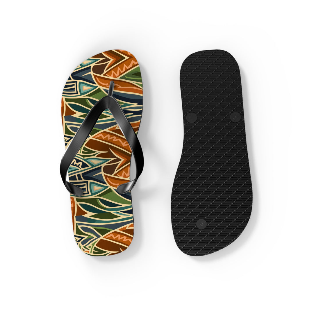 Flip Flops - Tribal Orange