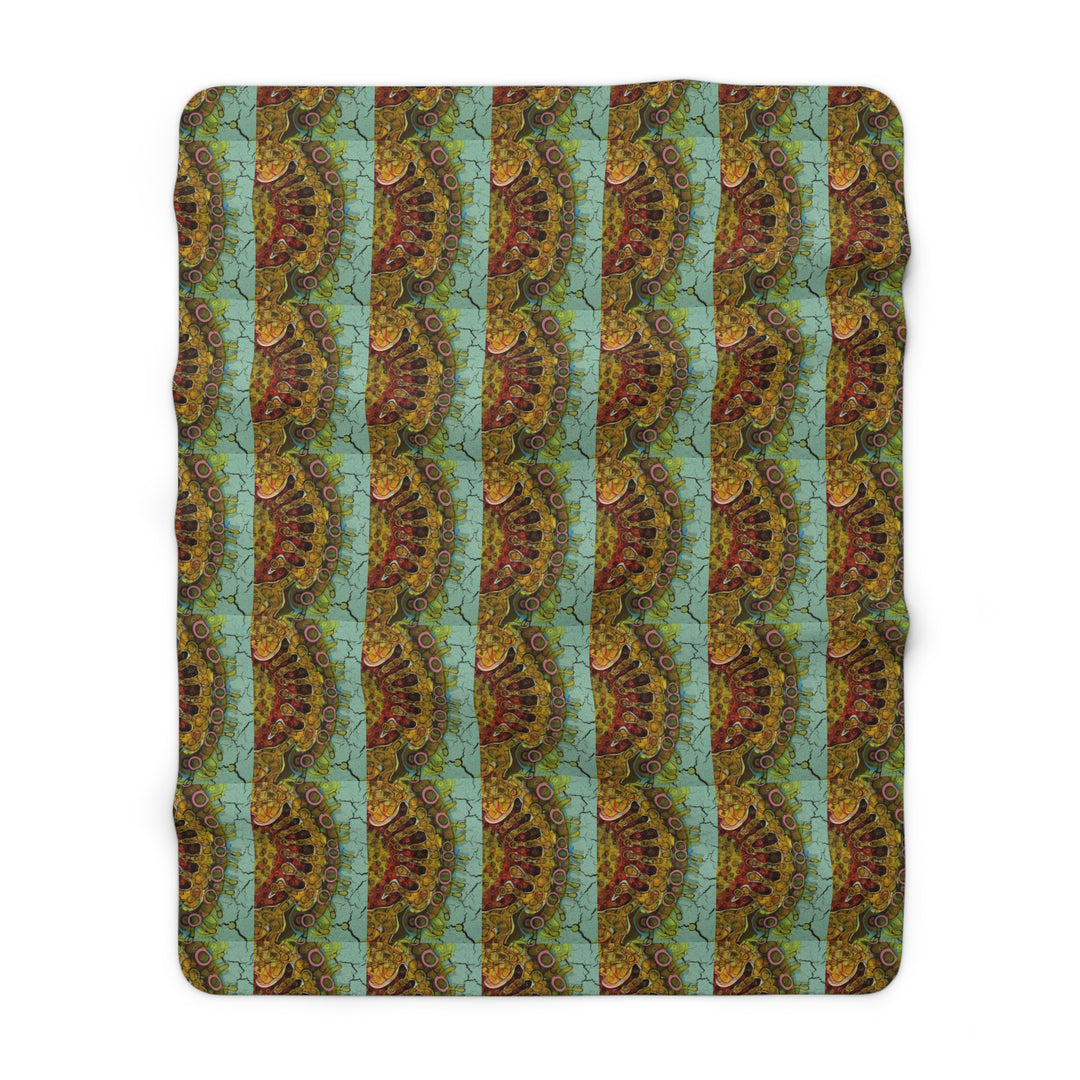 Transformation Sherpa Fleece Blanket – Cozy Inspirational Throw for Home & Gifts