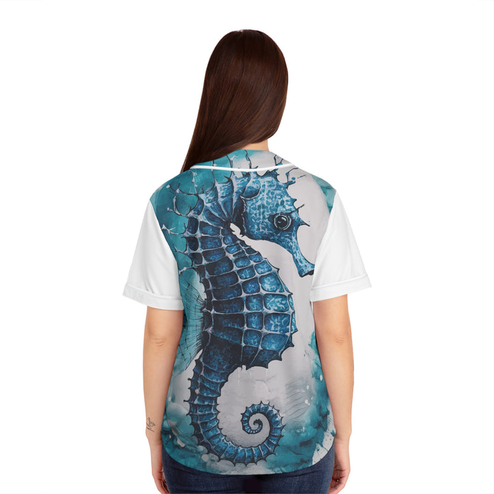 Sea Horse Women's Baseball Jersey