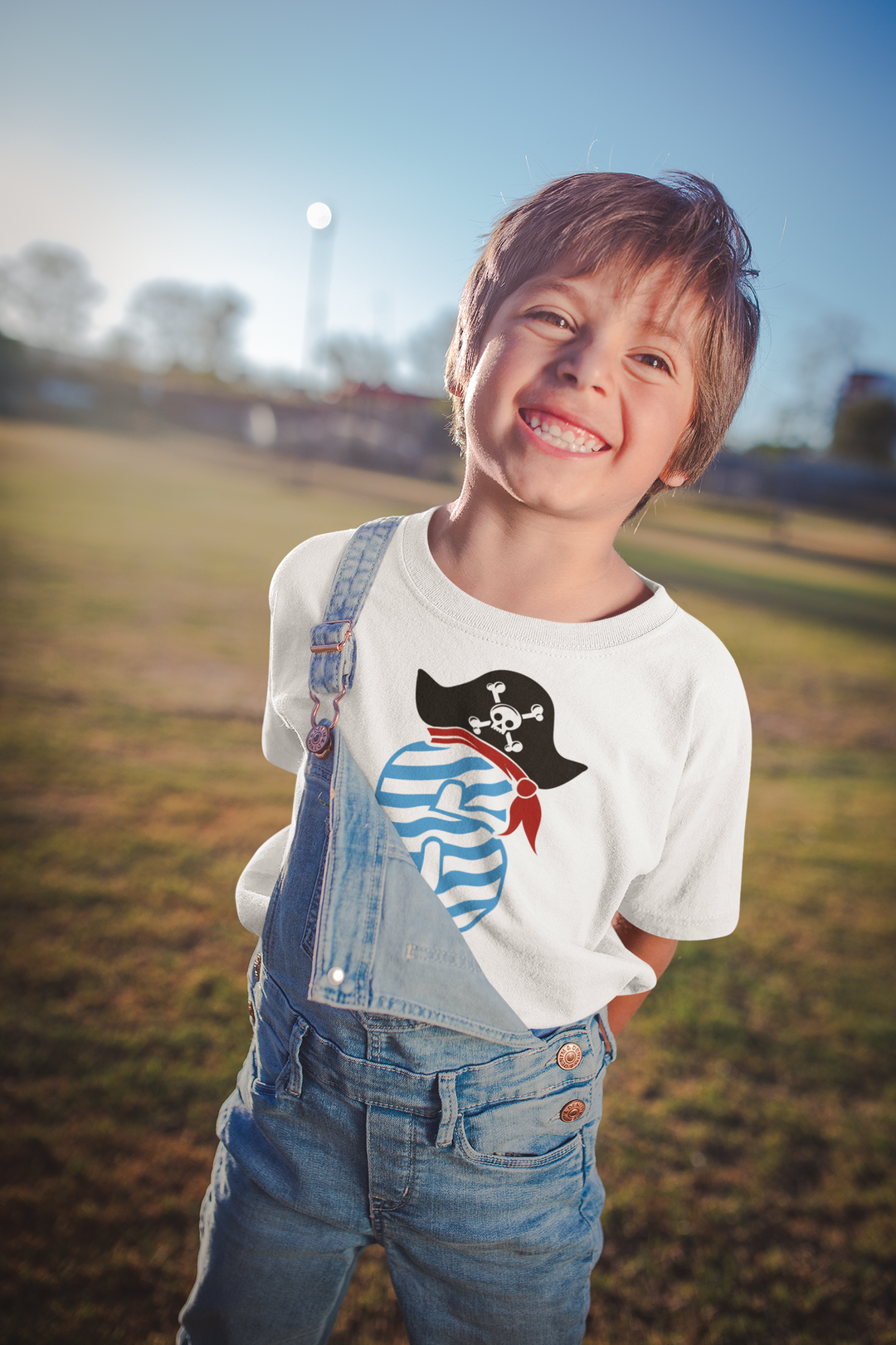 6 year old Pirate-Themed Kids Tee, Fun Birthday Gift, Adventurous Pirate Outfit